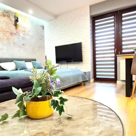 Luxury Blue Cascade Studio Downtown Balcony Kraków Zewnętrze zdjęcie