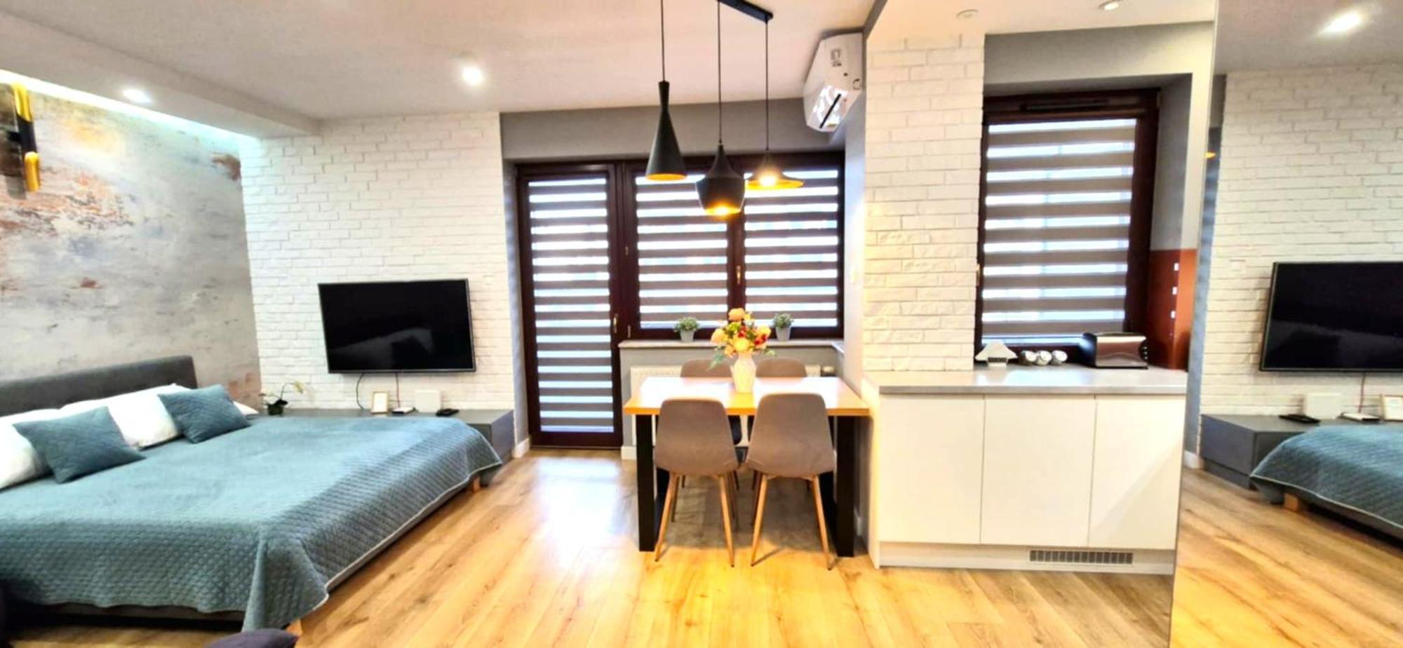 Luxury Blue Cascade Downtown Balcony Apartmán Krakov