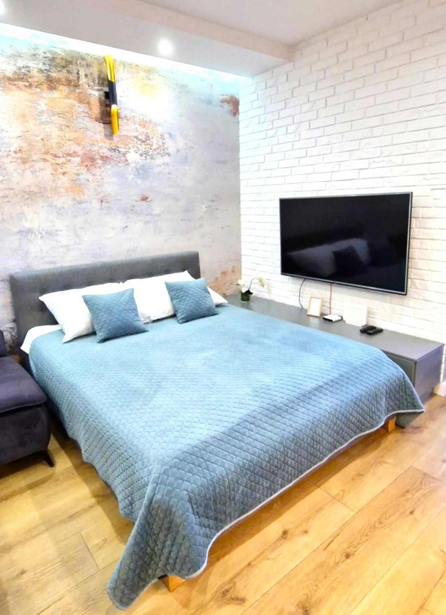 Luxury Blue Cascade Downtown Balcony Apartmán Krakov