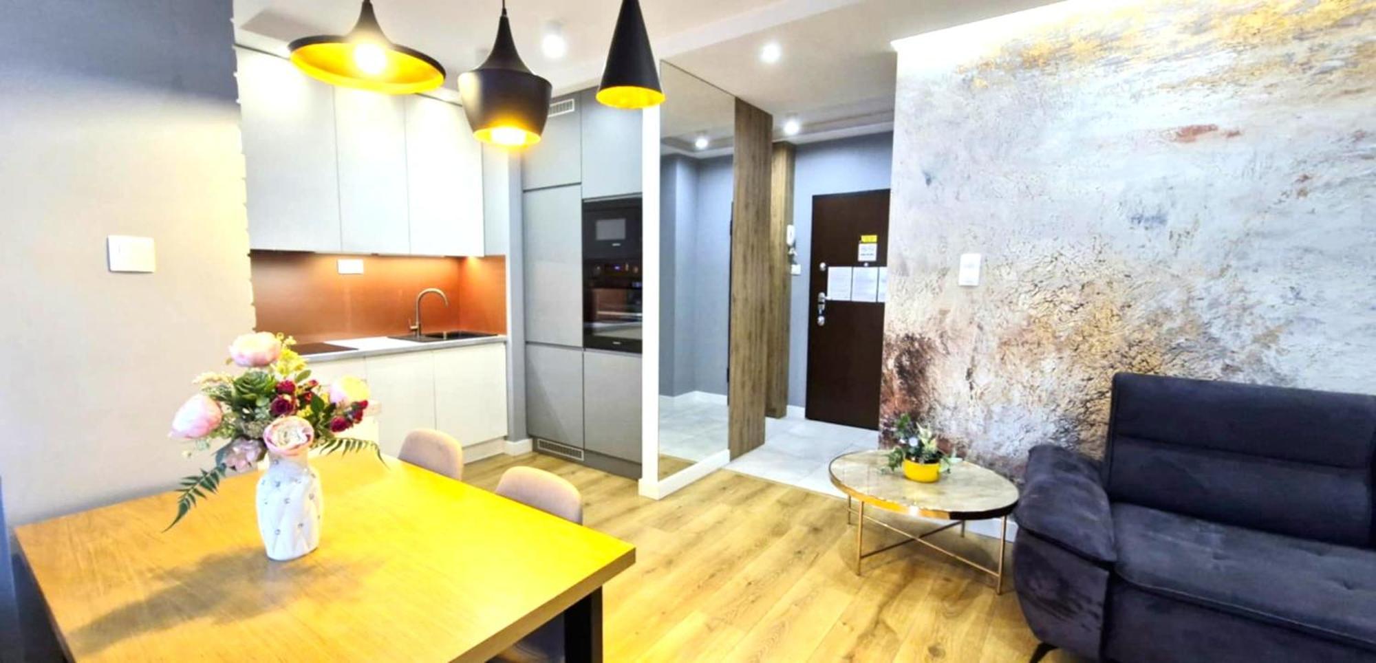 Apartmán Luxury Blue Cascade Downtown Balcony Krakov